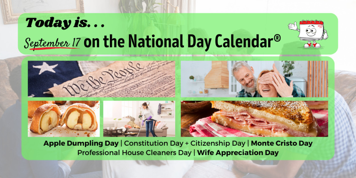 SEPTEMBER 17, 2023 WIFE APPRECIATION DAY CONSTITUTION DAY AND
