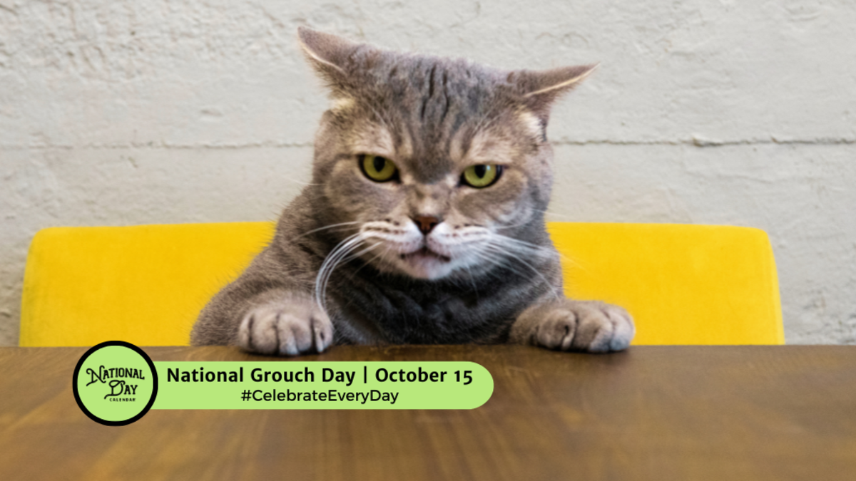OCTOBER 15, 2024, ON THE NATIONAL DAY CALENDAR® National Day Calendar