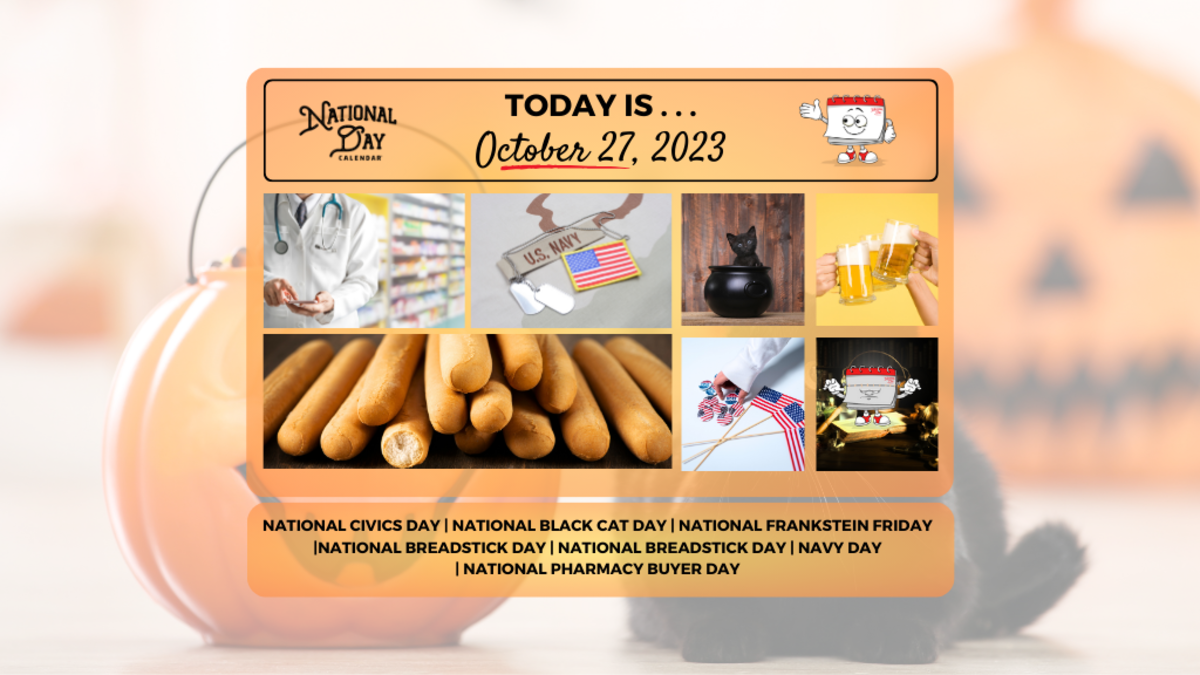 OCTOBER 27, 2023 NATIONAL FRANKENSTEIN FRIDAY NATIONAL AMERICAN