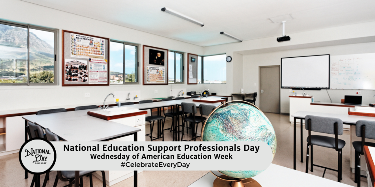 NOVEMBER 13, 2023 NATIONAL EDUCATION SUPPORT PROFESSIONALS DAY