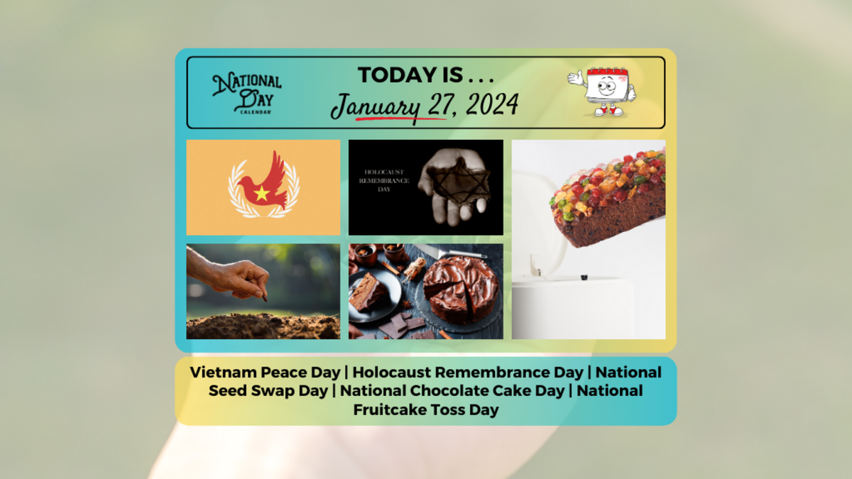 JANUARY 27, 2025 NATIONAL CHOCOLATE CAKE DAY NATIONAL SEED SWAP DAY