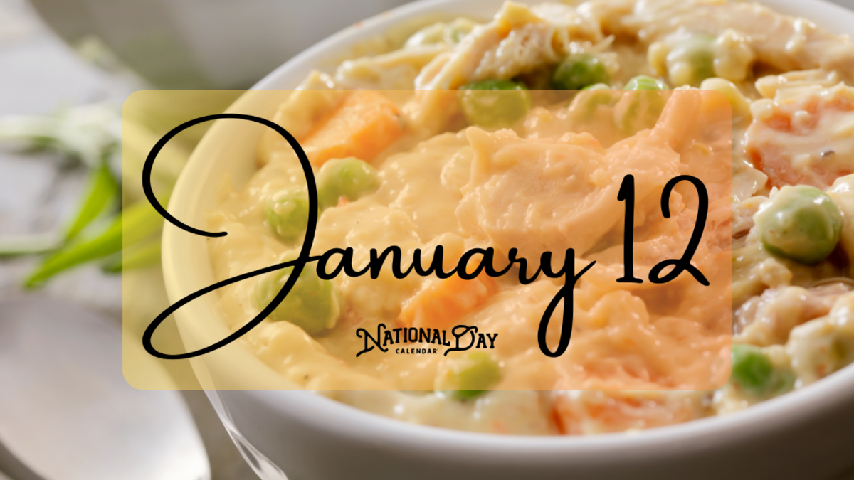 JANUARY 12 Birthdays and Events National Day Calendar
