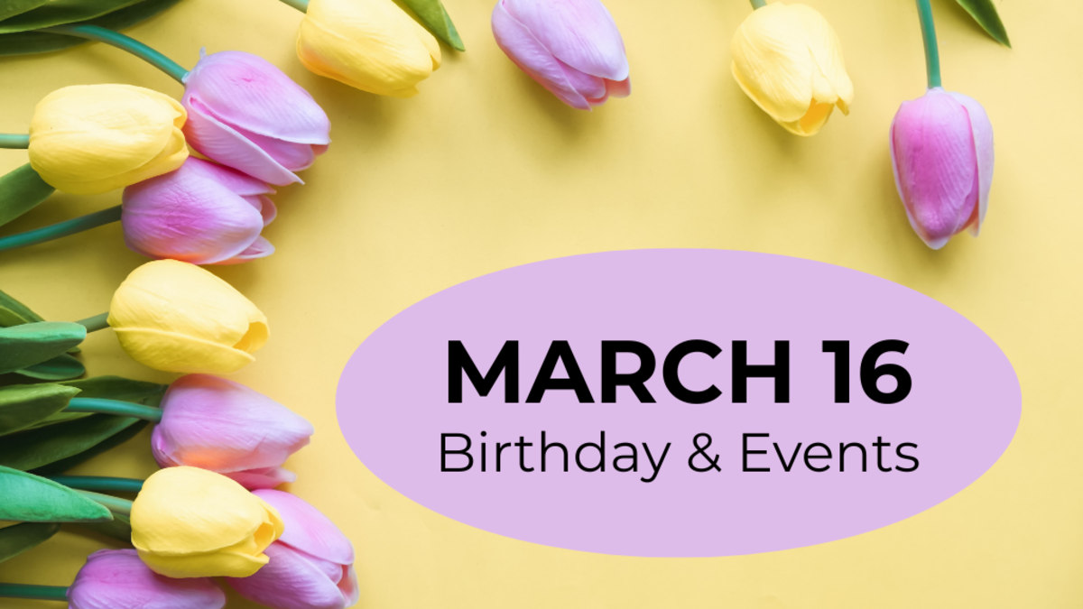 MARCH 16 | Birthdays and Events - National Day Calendar